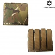 Tasca speed doppia 5.56 elastica multicam® genuine usa evolution gear® (evg-616-double-mc)