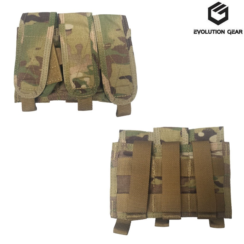 Triple flashbang pouch paraclete style evolution gear