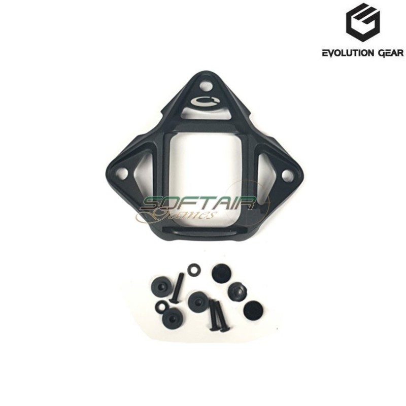 Skeleton shroud per elmetto black evolution gear® (evg-205-bk)