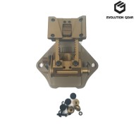 Helmet mount l4g19 with shroud set dark earth evolution gear® (evg-204-de)