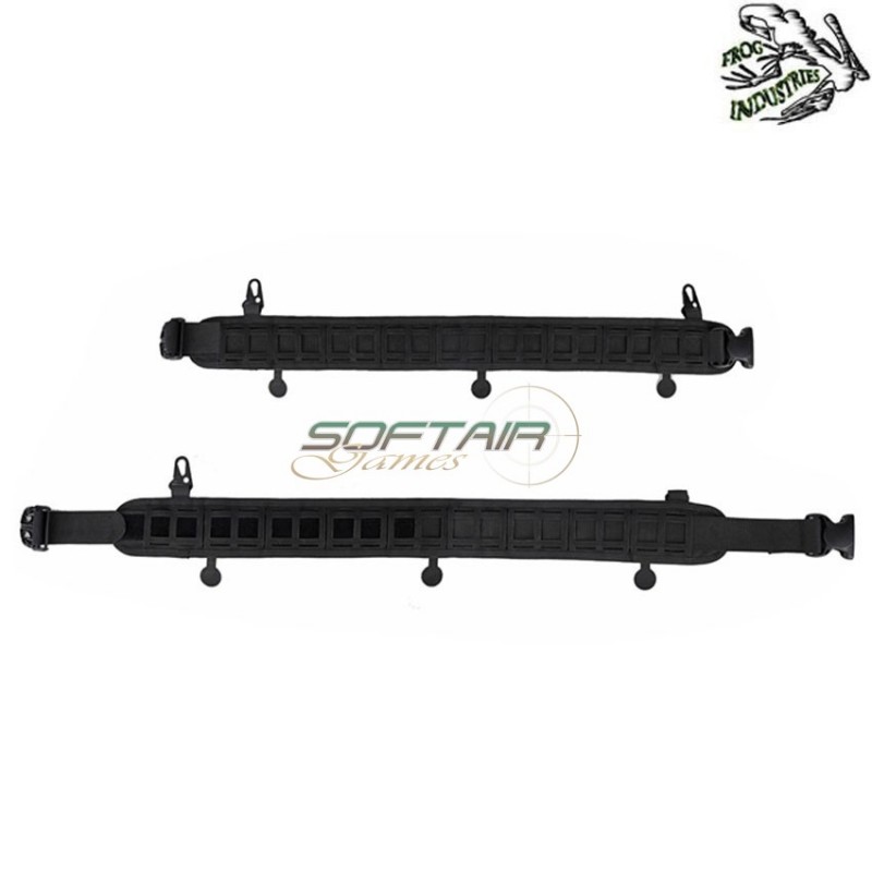 Cinturone lasercut tactical black frog industries® (fi-wo-ba21b)
