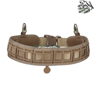 Cinturone lasercut tactical tan frog industries® (fi-wo-ba21t)