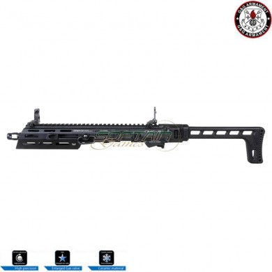Carbine kit smg a gas gbb smc-9 black g&g (gg-06068)