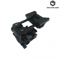 Mount elmetto l4g24 con skeleton shroud set black evolution gear® (evg-202-bk)
