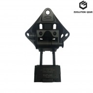 Helmet mount l4g19 with shroud set black evolution gear® (evg-204-bk)
