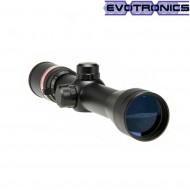 Scope 3-9x40 red fiber black evotronics (evo-1-0267-bk)