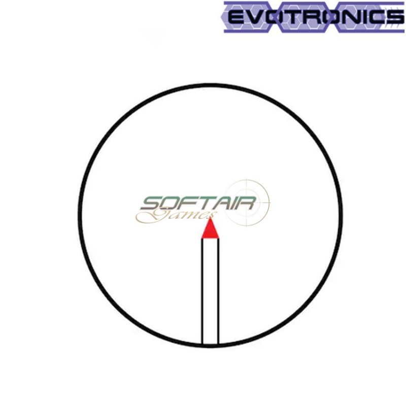 Scope 3-9x40 red fiber black evotronics (evo-1-0267-bk)