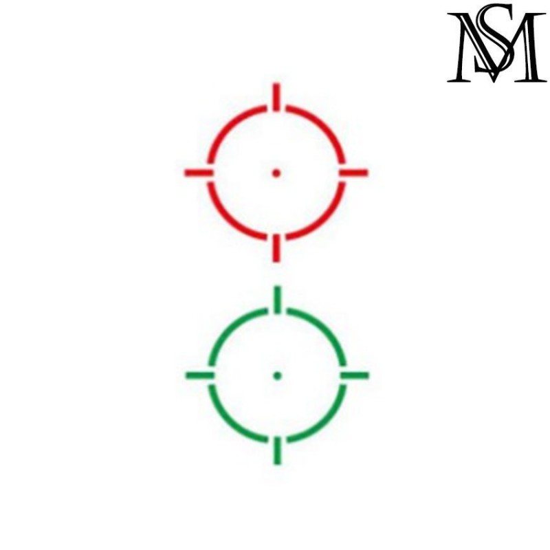 Dot eotech 552 type black milsim series (ms-2-0032-bk)