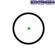 Acog dot green fiber black evotronics (evo-2-0045eg-bk)