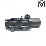 Scope elcan specter dr 1x/4x black milsim series (ms-1-0058pro-bk)