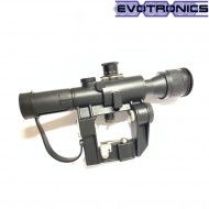 Ottica svd 4x26 ak rifle evotronics (evo-1-0061-bk)