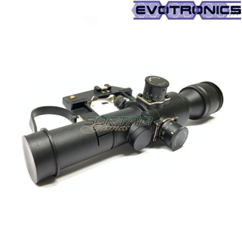 Ottica svd 4x26 ak rifle evotronics (evo-1-0061-bk)