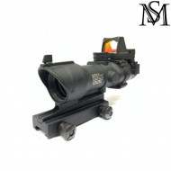 Ottica 4x32 acog c/rmr red dot black milsim series (ms-1-0159-bk)