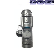 Scope elcan specter dr 4x w/docter red dot black evotronics (evo-1-0160-bk)