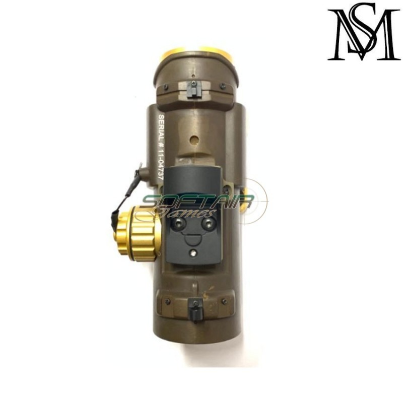 Ottica elcan specter dr 1x/4x c/docter red dot fde milsim series (ms-1-0160-tan)