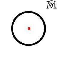 Red dot srs black milsim series (ms-2-0049b-bk)