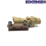 Acog dot red fiber tan evotronics (evo-2-0043-tan)