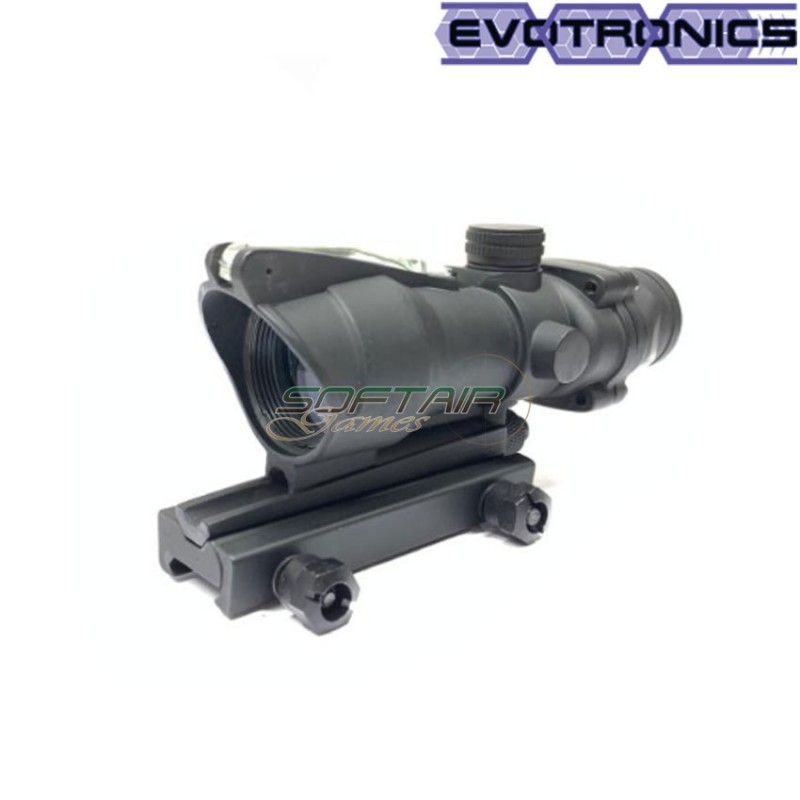 Acog dot green fiber black evotronics (evo-2-0045eg-bk)