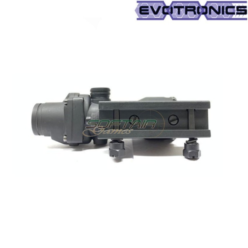 Acog dot green fiber black evotronics (evo-2-0045eg-bk)
