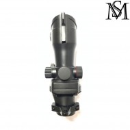 Dot cross acog black milsim series (ms-2-0013-bk)