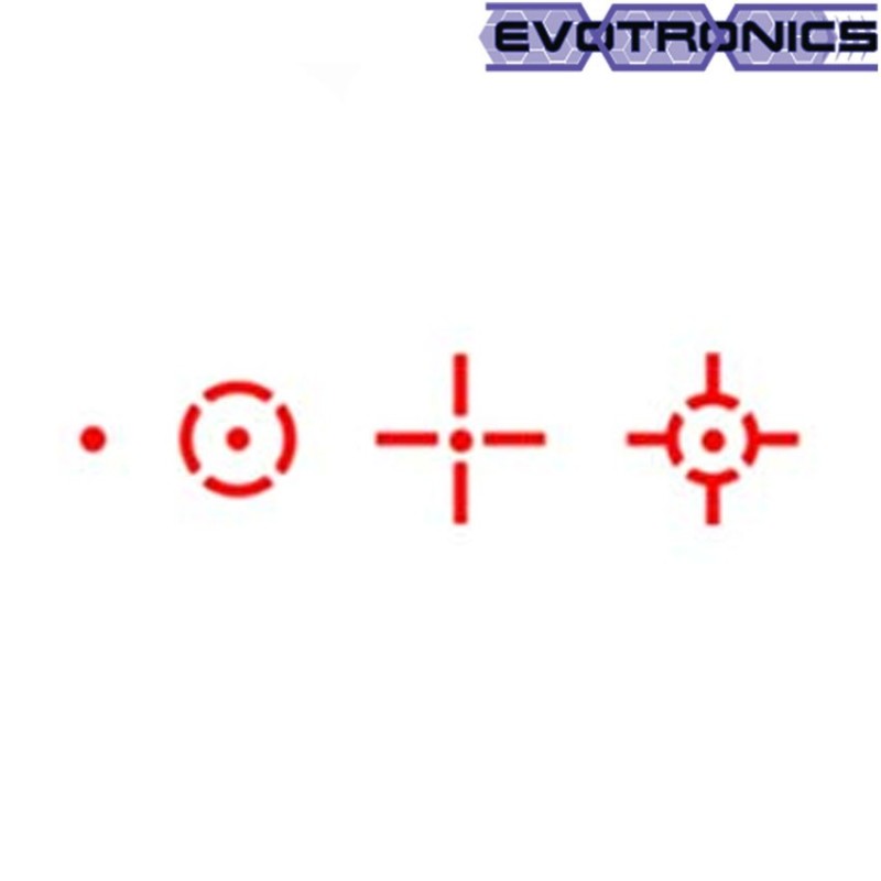 Red dot zulu black evotronics (evo-2-0057-bk)