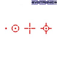 Red dot zulu black evotronics (evo-2-0057-bk)