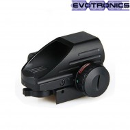 Red/green dot tango black w/red laser evotronics (evo-2-0071-bk)
