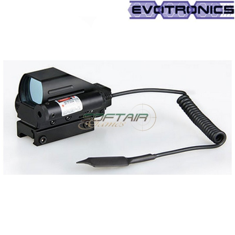 Red/green dot tango black c/red laser evotronics (evo-2-0071-bk)