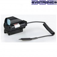 Red/green dot tango black c/red laser evotronics (evo-2-0071-bk)