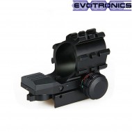 Red/green dot sierra black evotronics (evo-2-0072-bk)