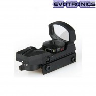 Red/green dot romeo black evotronics (evo-2-0073-bk)