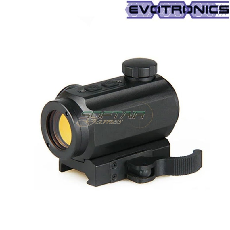 Red dot victor black c/qd mount evotronics (evo-2-0077-bk)