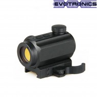 Red dot victor black c/qd mount evotronics (evo-2-0077-bk)