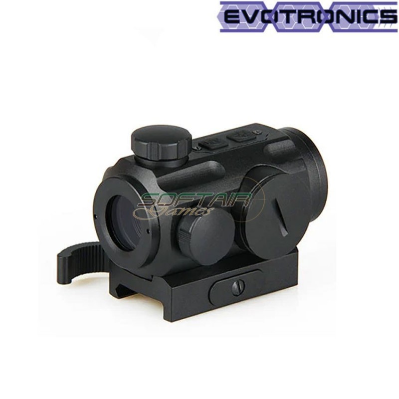 Red dot victor black w/qd mount evotronics (evo-2-0077-bk)