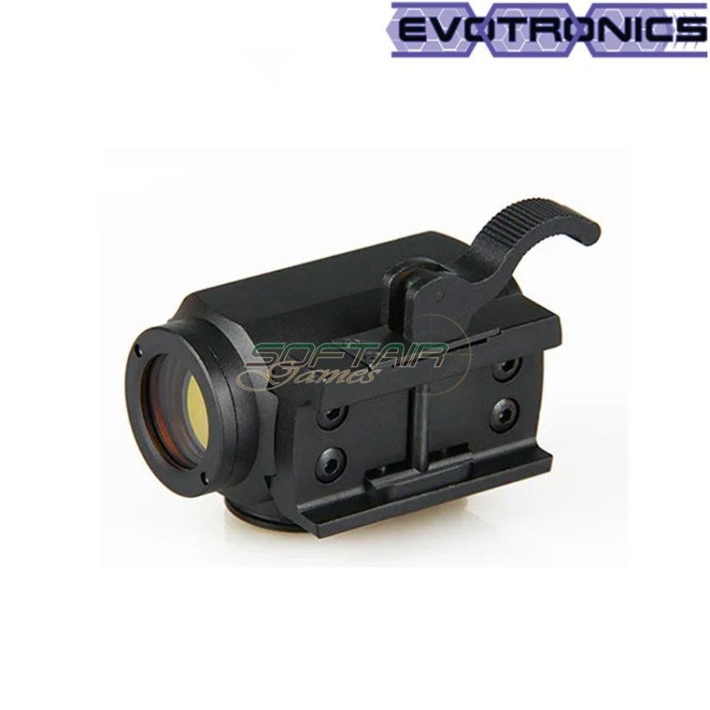 Red dot victor black c/qd mount evotronics (evo-2-0077-bk)