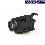 Red dot victor black w/qd mount evotronics (evo-2-0077-bk)