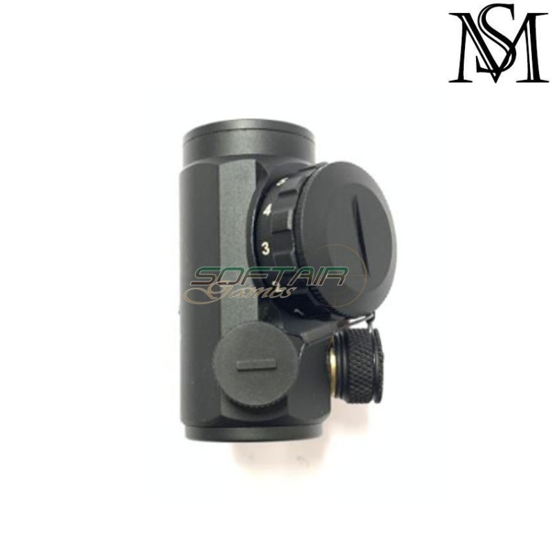 Red dot 1x20 hd reflex aim type w/high mount black milsim series (ms-2-0069-bk)