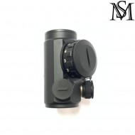 Red dot 1x20 hd reflex aim type w/high mount black milsim series (ms-2-0069-bk)