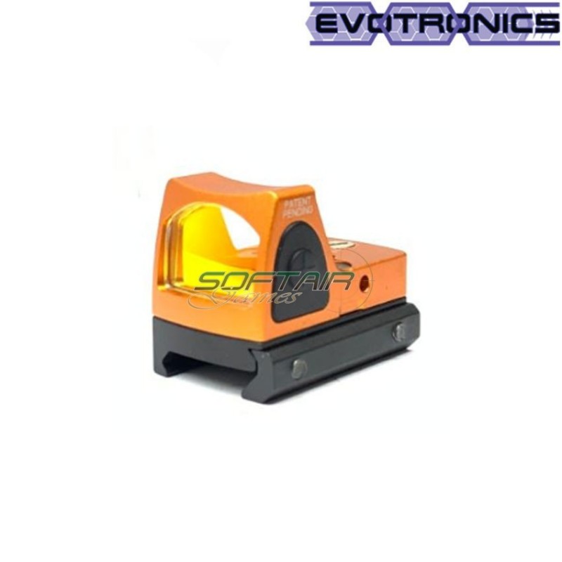 Rmr led sight orange evotronics (evo-2-0048b-or)