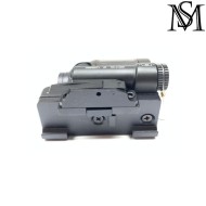 Red dot srs black milsim series (ms-2-0049b-bk)