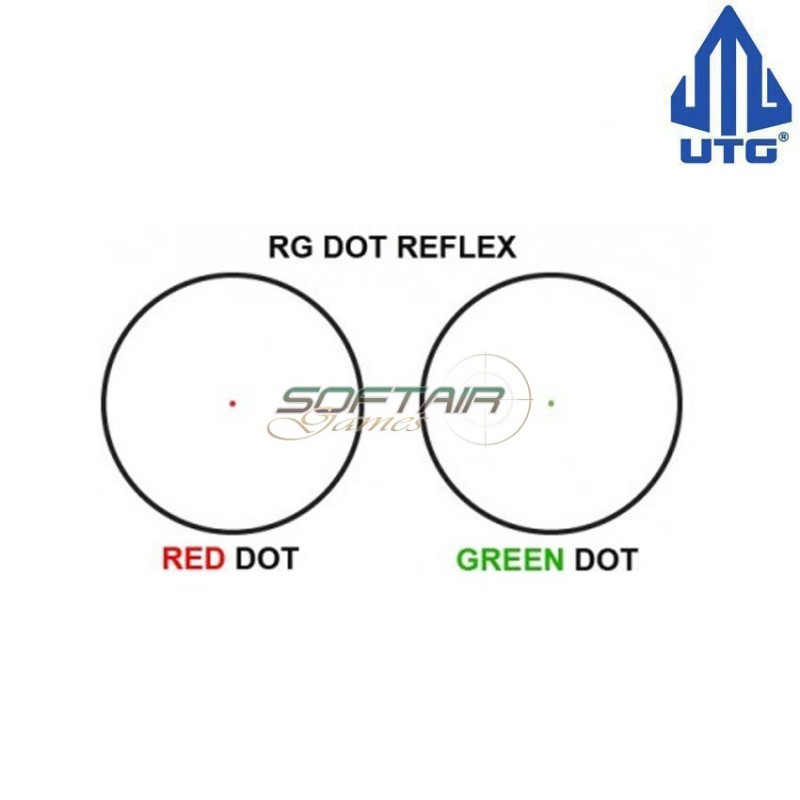Dot sight cqb 4.0" black utg (utg-2-0082-bk)