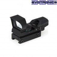 Red dot yankee type 2 black evotronics (evo-2-0095-bk)