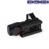 Red dot yankee type 2 black evotronics (evo-2-0095-bk)