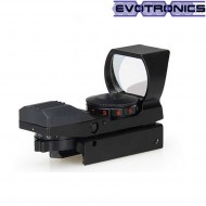 Red dot yankee type 2 black evotronics (evo-2-0095-bk)