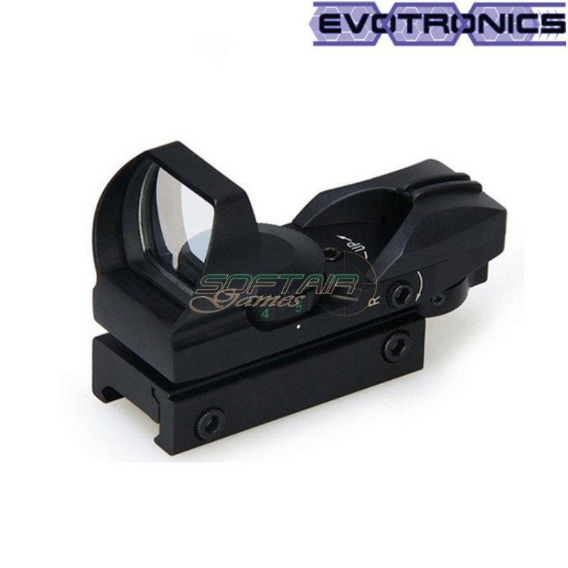 Red/green dot romeo type 2 black evotronics (evo-2-0097-bk)