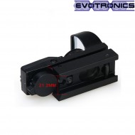 Red/green dot romeo type 2 black evotronics (evo-2-0097-bk)