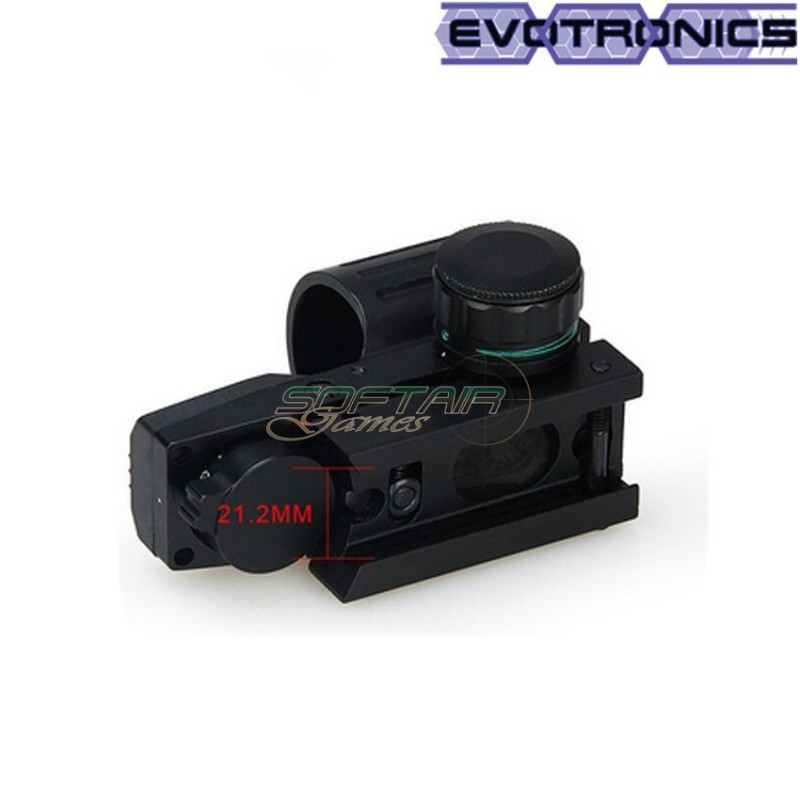 Red/green dot mike black evotronics (evo-2-0099-bk)