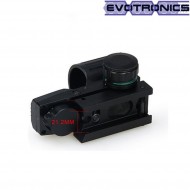 Red/green dot mike black evotronics (evo-2-0099-bk)