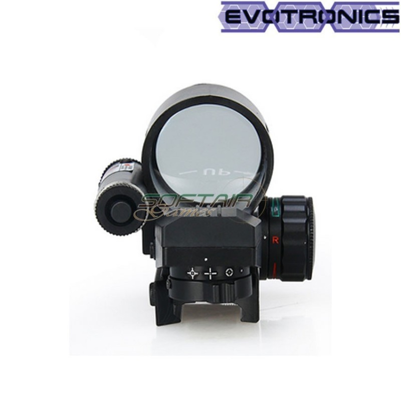 Red/green dot mike type 2 black evotronics (evo-2-0100-bk)