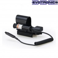 Red/green dot mike type 2 black evotronics (evo-2-0100-bk)